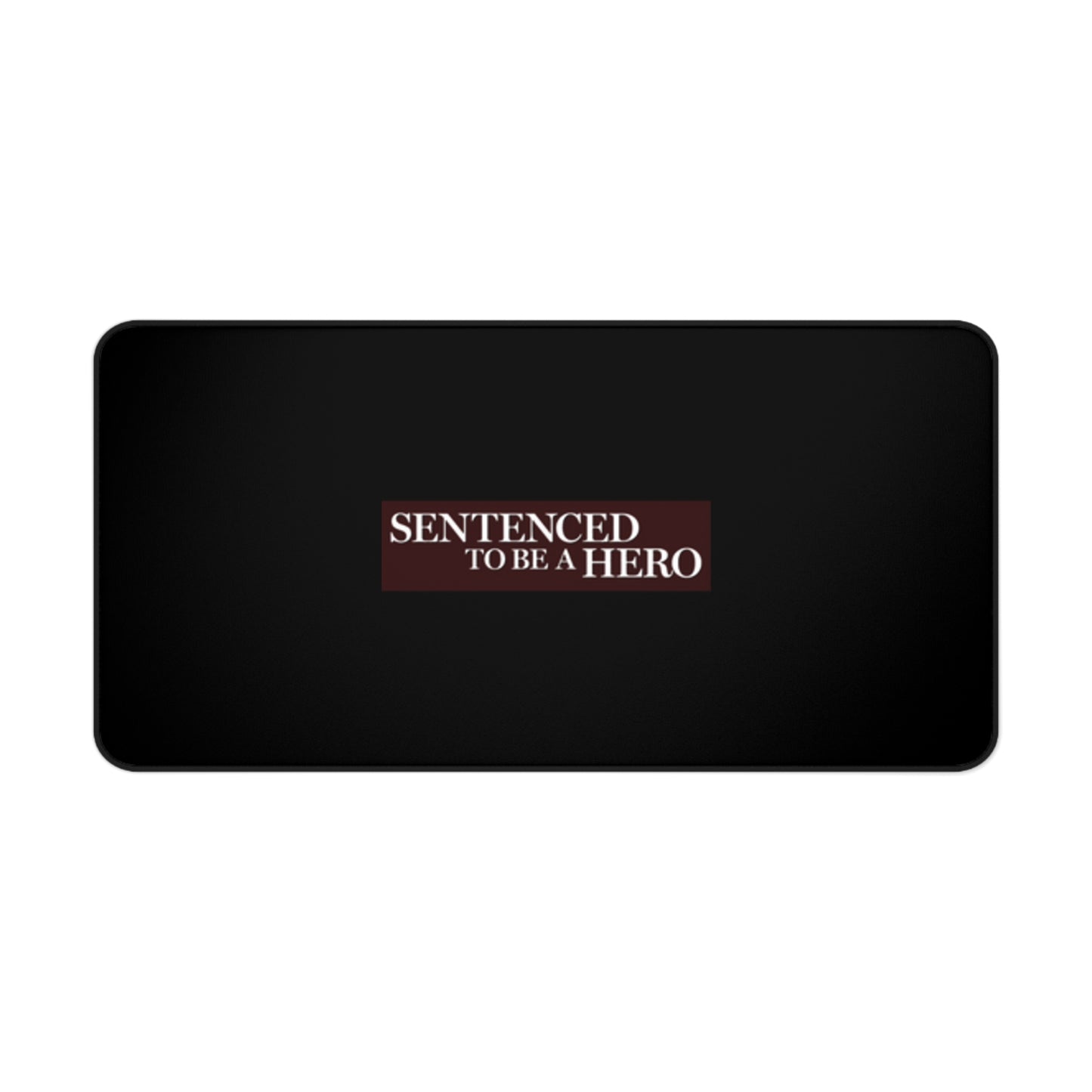 Sentenced to Be a Hero Logo Anime Black Mouse Pad