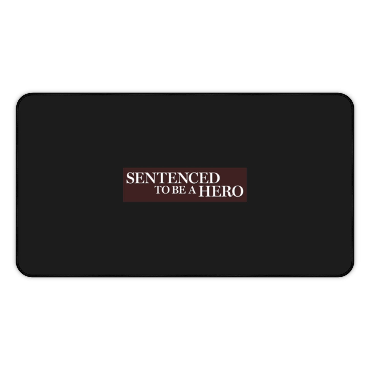 Sentenced to Be a Hero Logo Anime Black Mouse Pad