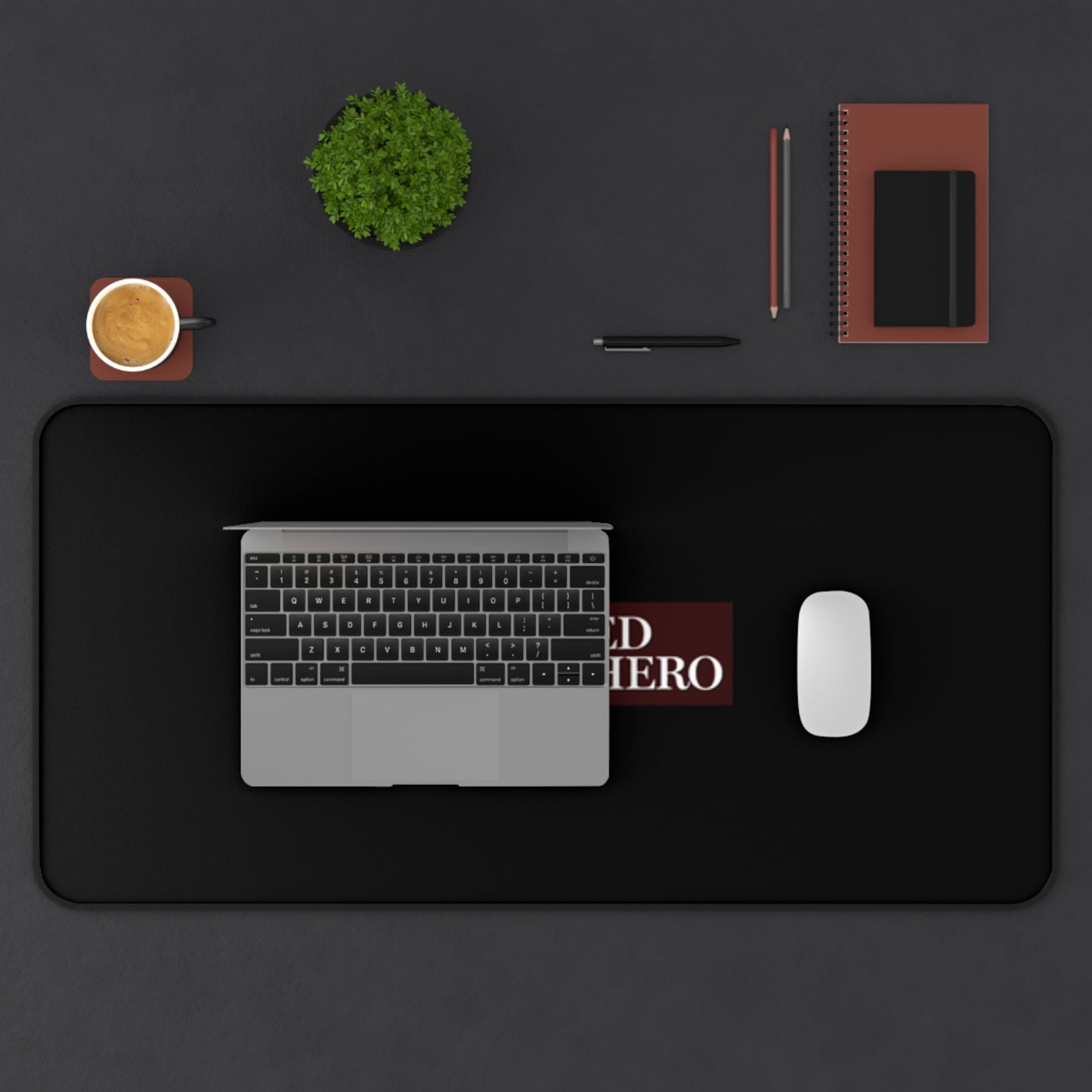 Sentenced to Be a Hero Logo Anime Black Mouse Pad