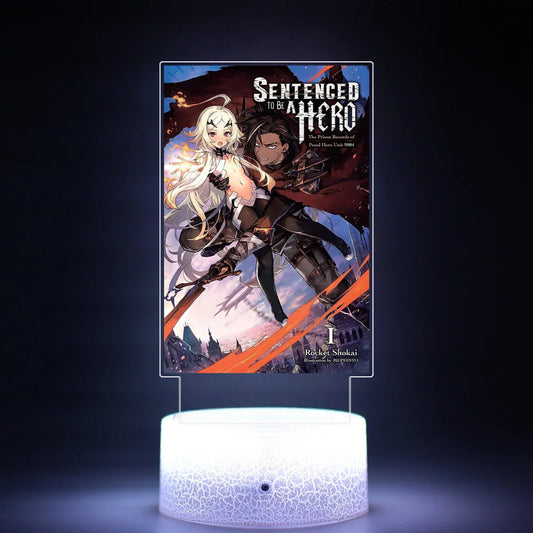 Sentenced to Be a Hero: The Prison Records of Penal Hero Unit 9004 Acrylic Lamp – LED Anime Night