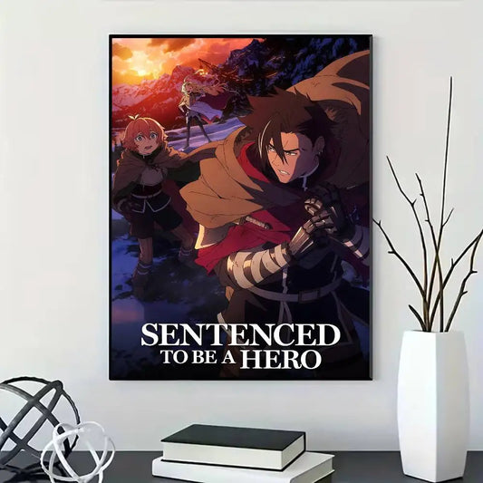 Sentenced to Be a Hero Anime Epic Dark Fantasy Poster