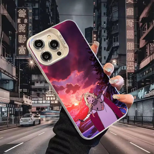 Sentenced to Be a Hero Anime Teoritta Epic Fantasy Sunset iPhone Phone Case